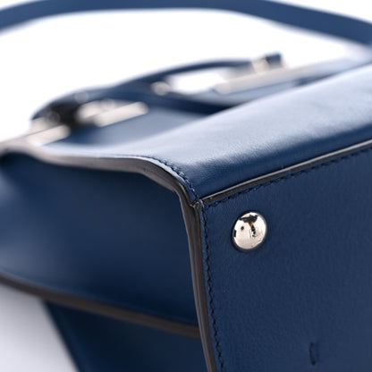 Fendi Vitello Dolce Shiny Nappa Petite 3Jours Tote Blue 8 of 11