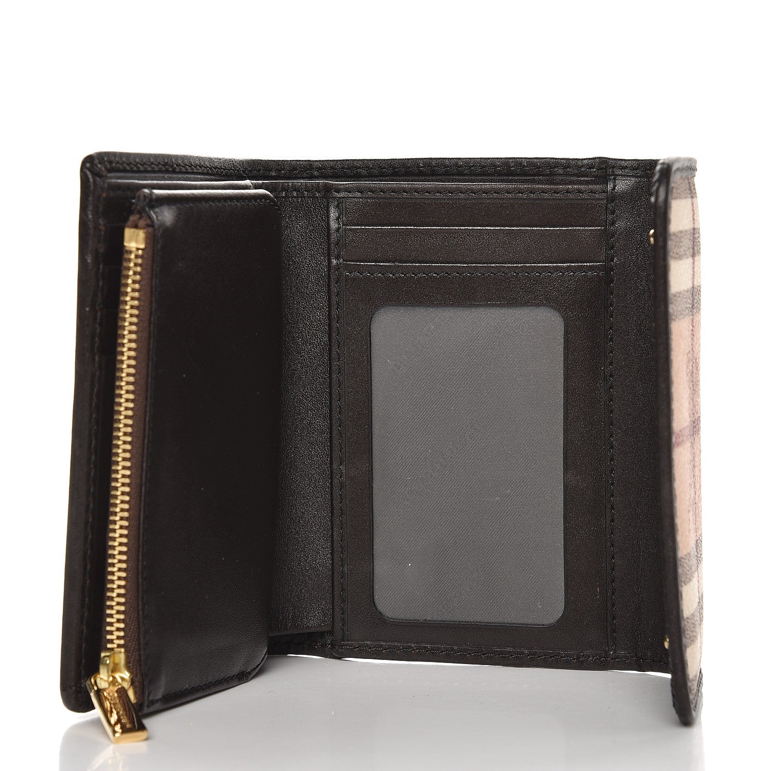 Burberry Haymarket Check Medium Bellfield ID Wallet Chocolate 5 of 7