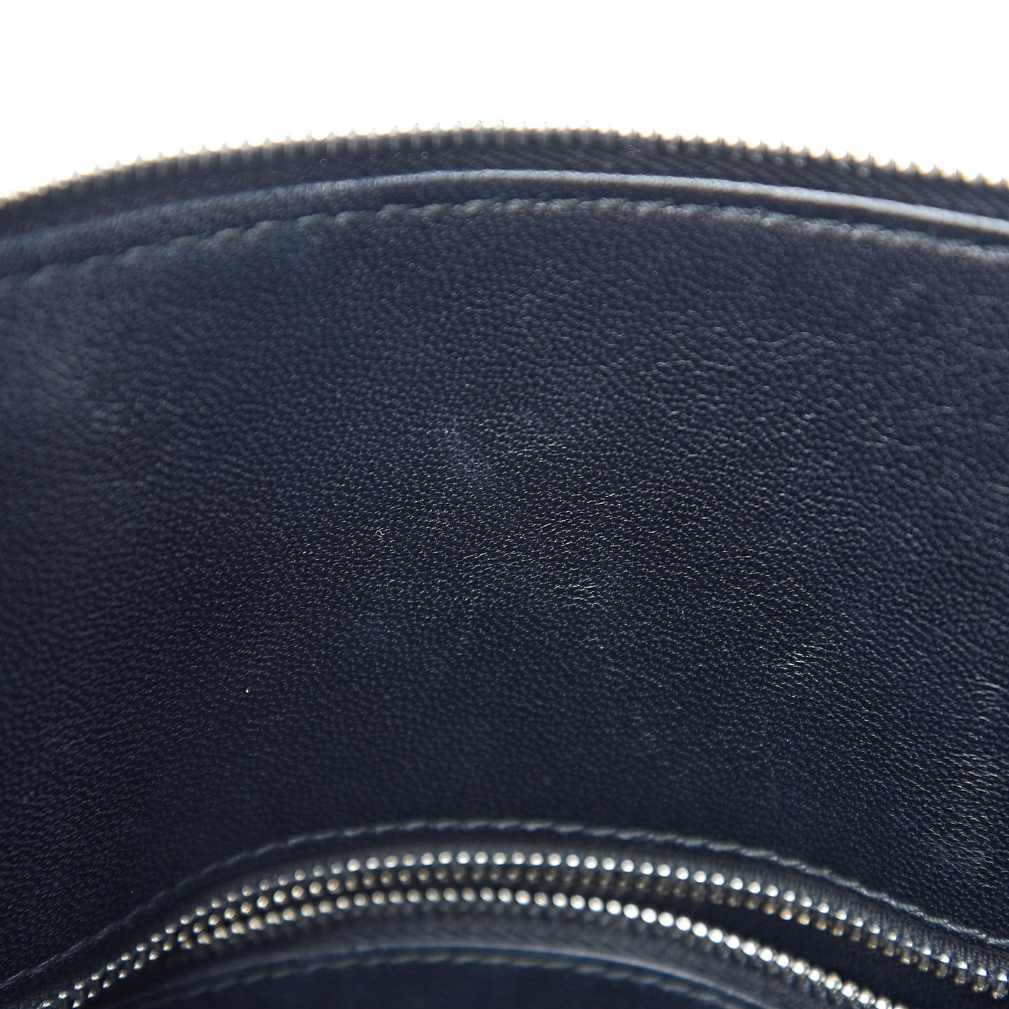 Calfskin Losange Monogram S Ville Top Handle Bag Black Grey
