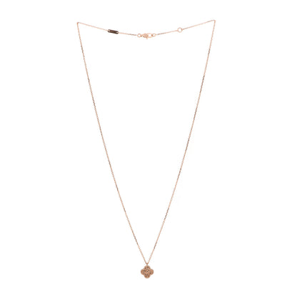 Van Cleef & Arpels 18K Rose Gold Sweet Alhambra Pendant Necklace 3 of 6