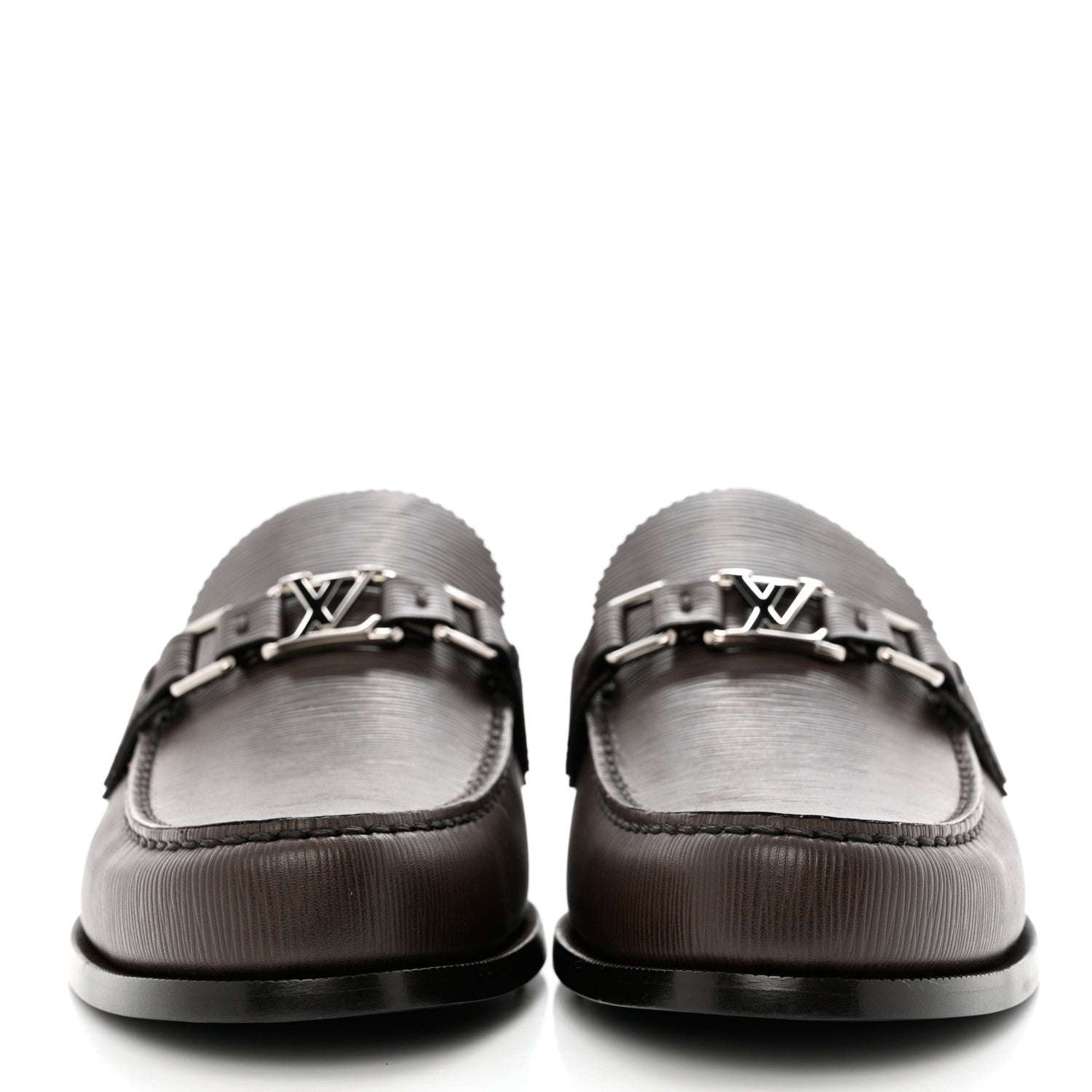 Louis Vuitton Epi Mens Major Loafers 8 Moka 2 of 9