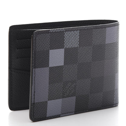Louis Vuitton Damier Graphite Pixel Slender Wallet Gris 3 of 9