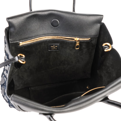 Louis Vuitton Veau Cachemire Tote W PM Black 5 of 7