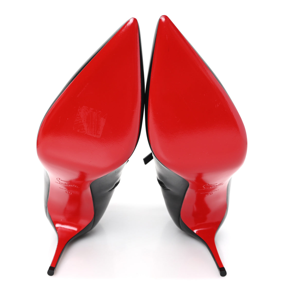 Christian Louboutin Calfskin So Kate Booty 100 Ankle Boots 40 Black 6 of 9