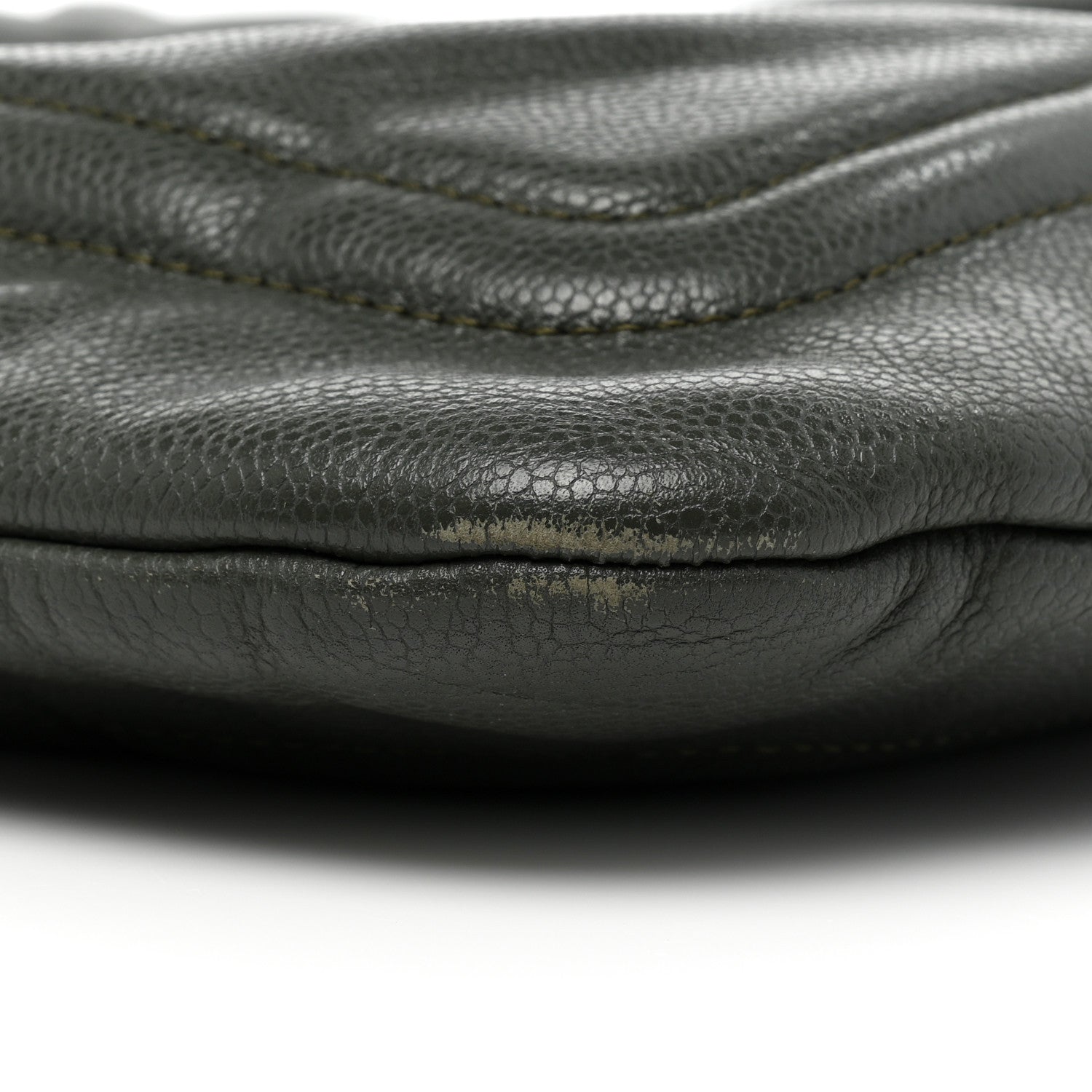 Chanel Caviar CC Timeless Shoulder Bag Gray 20 of 21