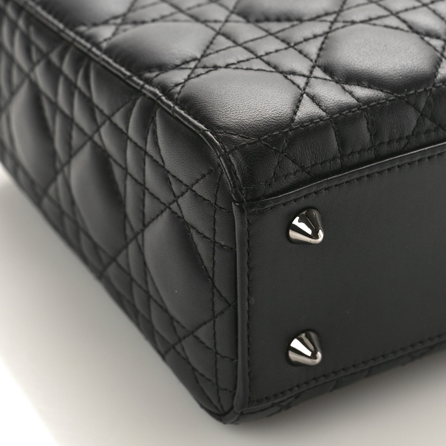 Christian Dior Lambskin Cannage Small My ABCDior Lady Dior Black 7 of 8