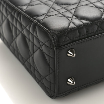 Christian Dior Lambskin Cannage Small My ABCDior Lady Dior Black 7 of 8