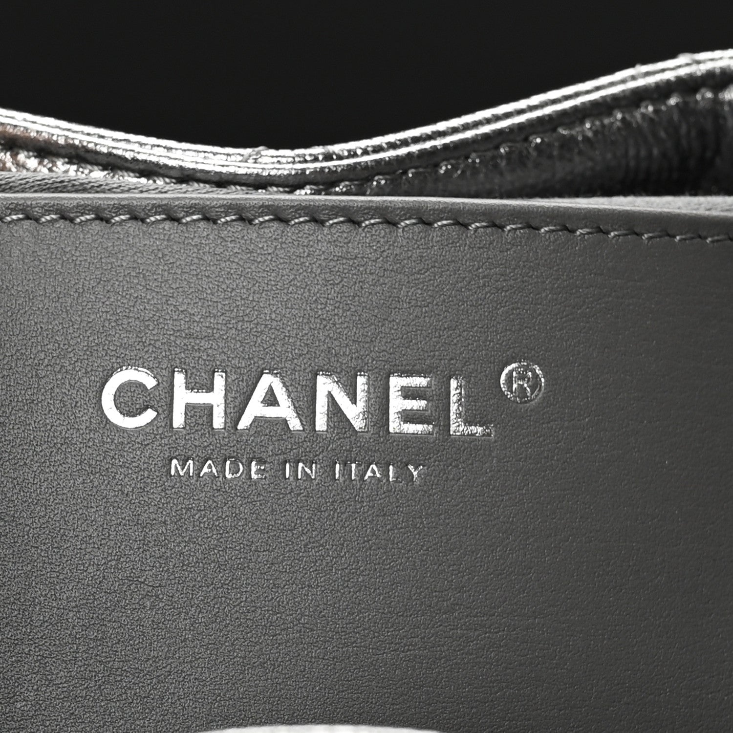 Chanel Metallic Caviar Quilted Small Chanel 25 Handbag Anthracite 11 of 21