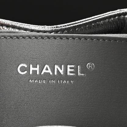 Chanel Metallic Caviar Quilted Small Chanel 25 Handbag Anthracite 11 of 21