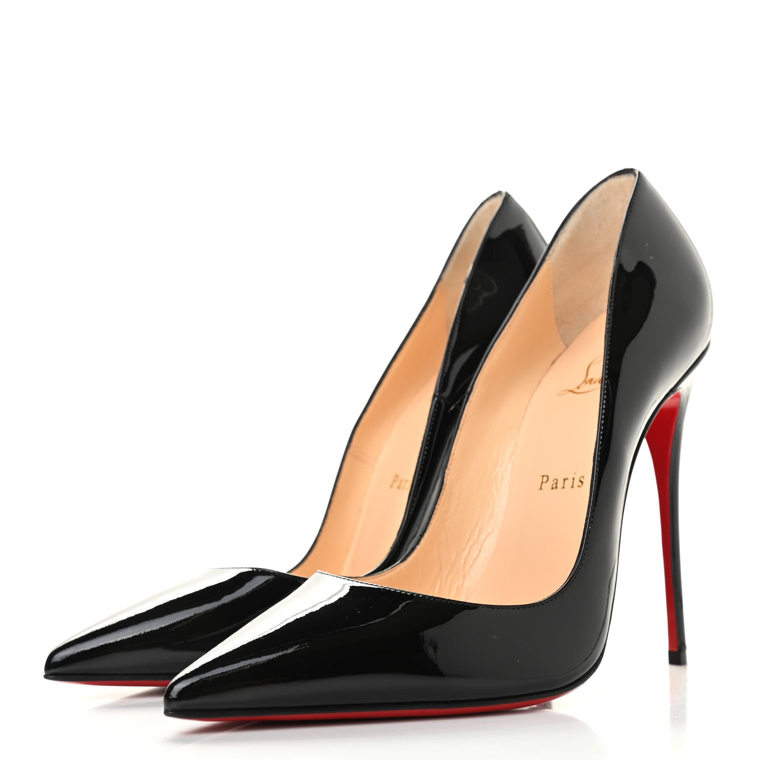 Christian Louboutin Patent So Kate 120 Pumps 39.5 Black 3 of 8