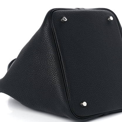 Hermes Taurillon Clemence Picotin Lock 22 MM Black 8 of 10