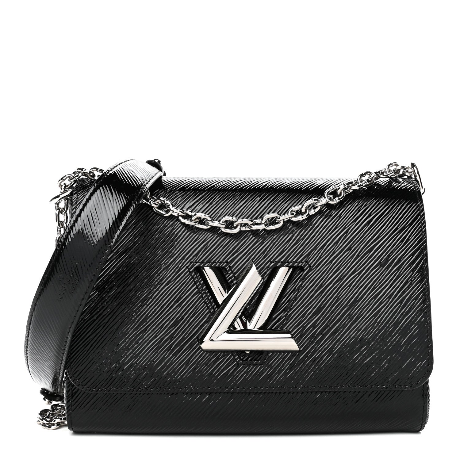 Louis Vuitton Electric Epi Twist Shoulder Bag MM Black 1 of 4