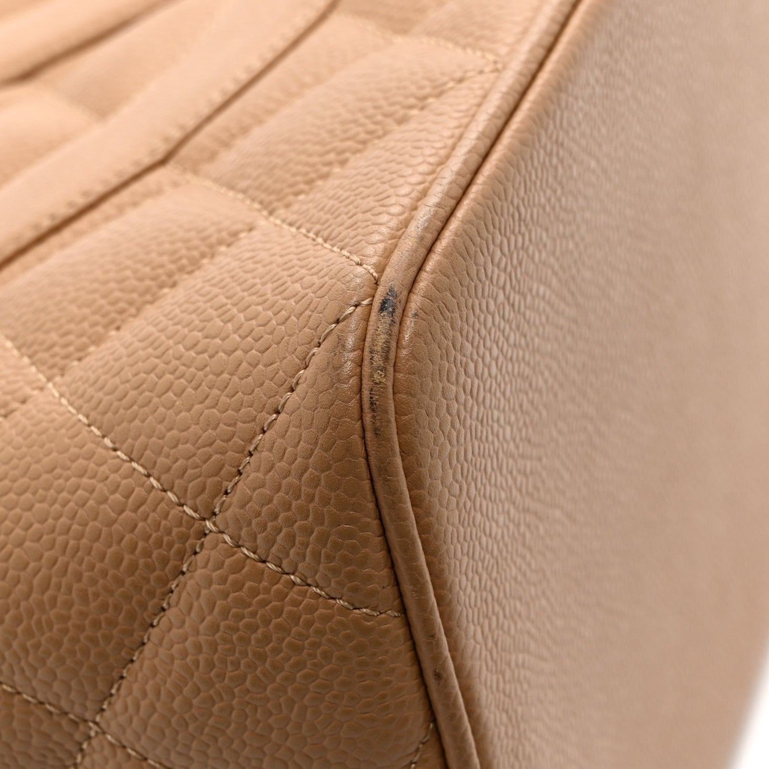 Chanel Caviar Quilted Medallion Tote Beige 12 of 15