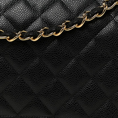 Chanel Caviar Quilted Maxi Double Flap Black 8 of 13