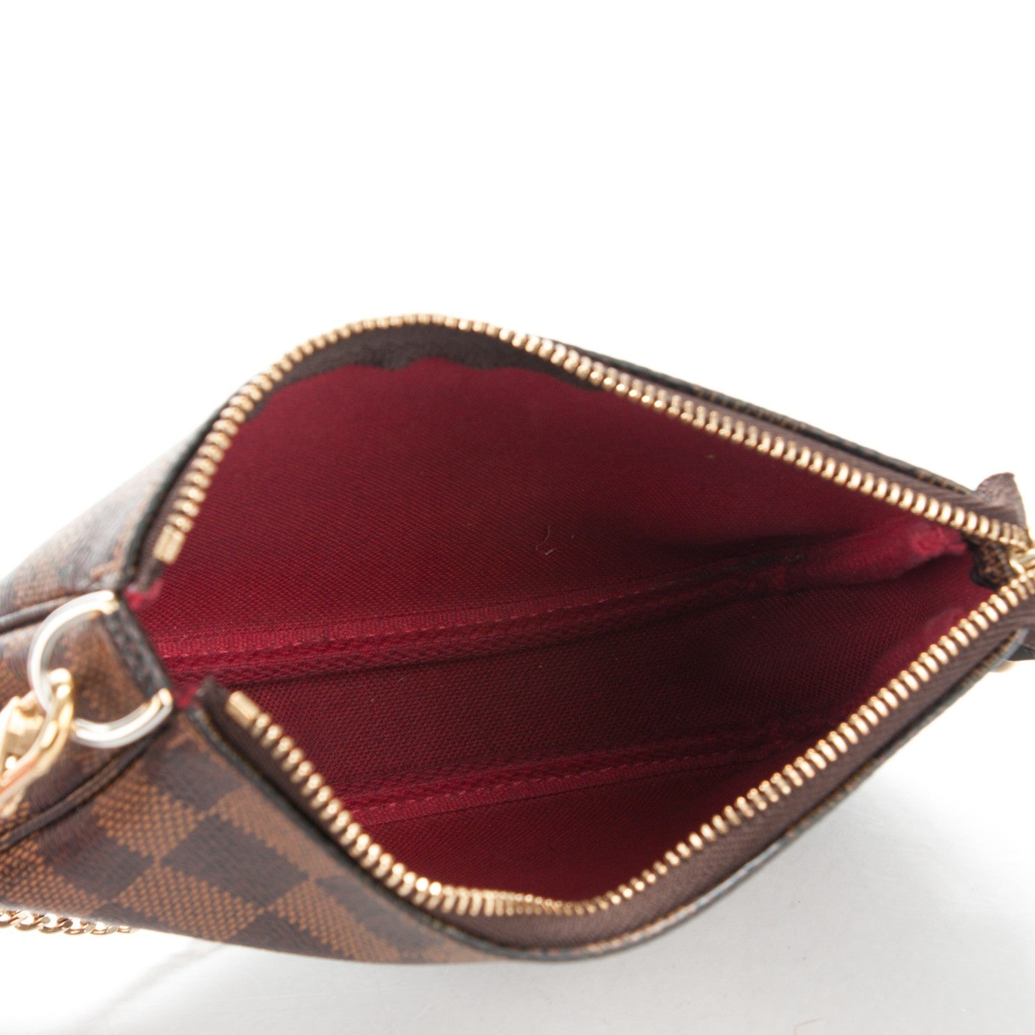 Louis Vuitton Damier Ebene Mini Pochette Accessories 5 of 7