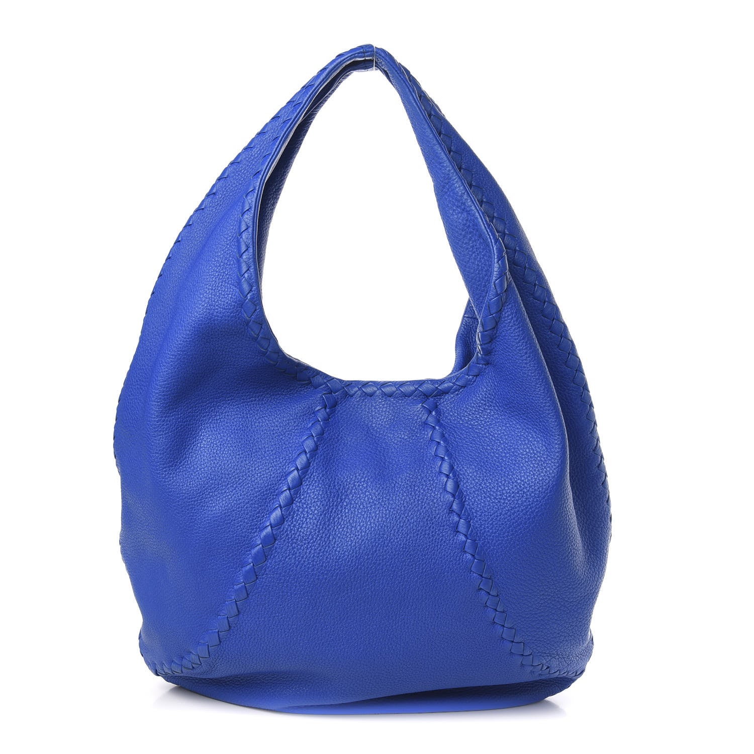 Bottega Veneta Cervo Deerskin Large Hobo Signal Blue 1 of 10