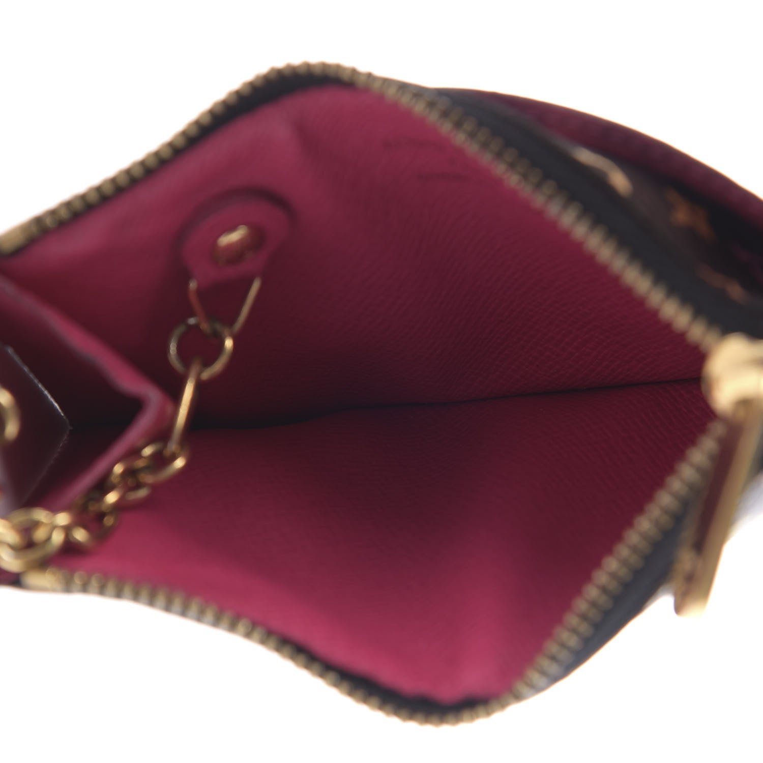 Louis Vuitton Monogram Multicolor Key Pouch Black Grenade 5 of 8