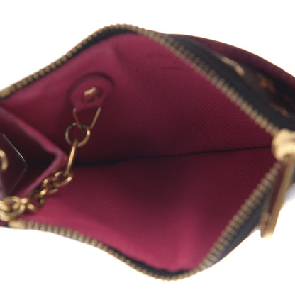 Louis Vuitton Monogram Multicolor Key Pouch Black Grenade 5 of 8