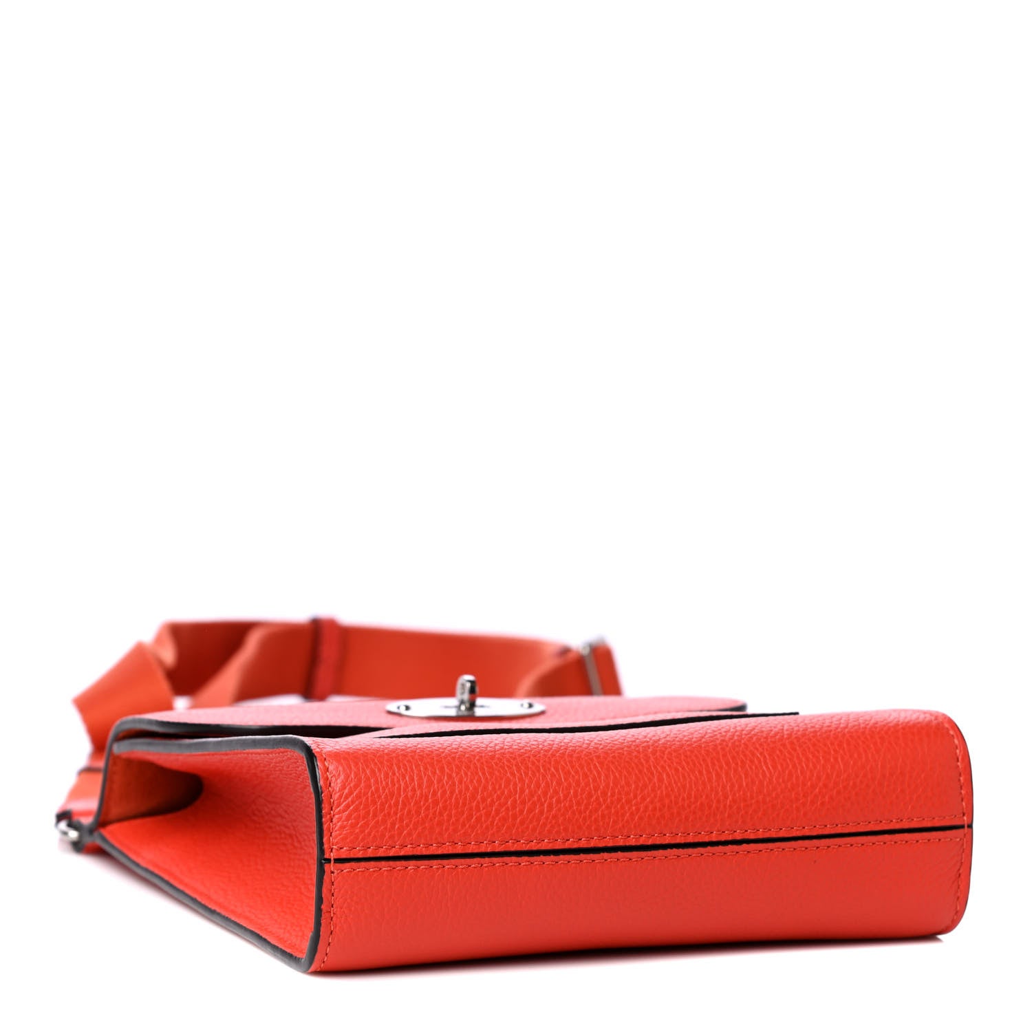 Mulberry Natural Grain Calfskin Antony Messenger Crossbody Orange 3 of 4