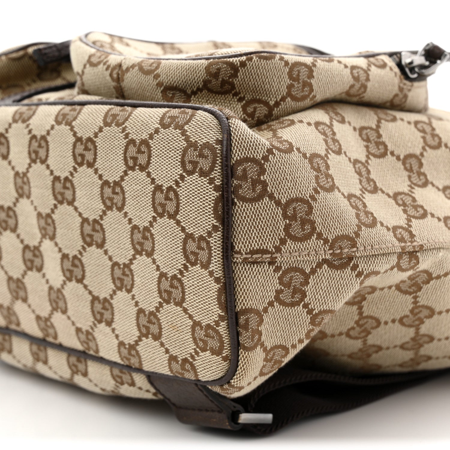 Gucci Monogram Backpack Dark Brown 10 of 12