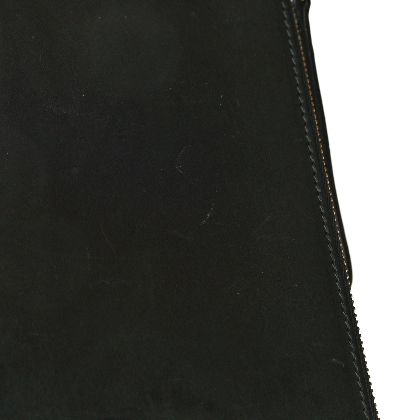 Vegetable Tanned Calfskin Bucket Bag Black Ballerina