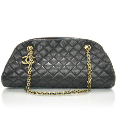 Chanel Lambskin Quilted Medium Just Mademoiselle Black 1 of 8
