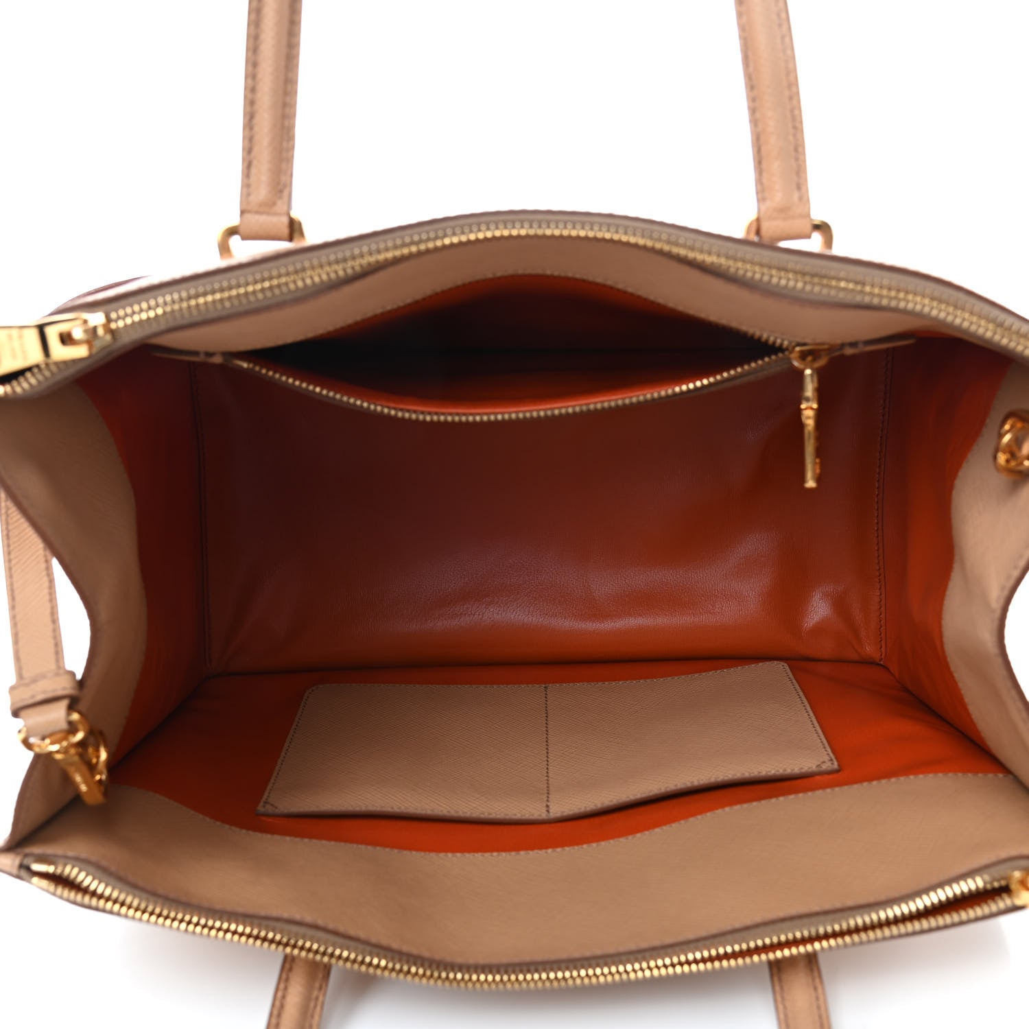 Prada Saffiano Shopping Tote Noisette 5 of 5