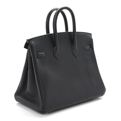 Hermes Togo Birkin 25 Black 3 of 13