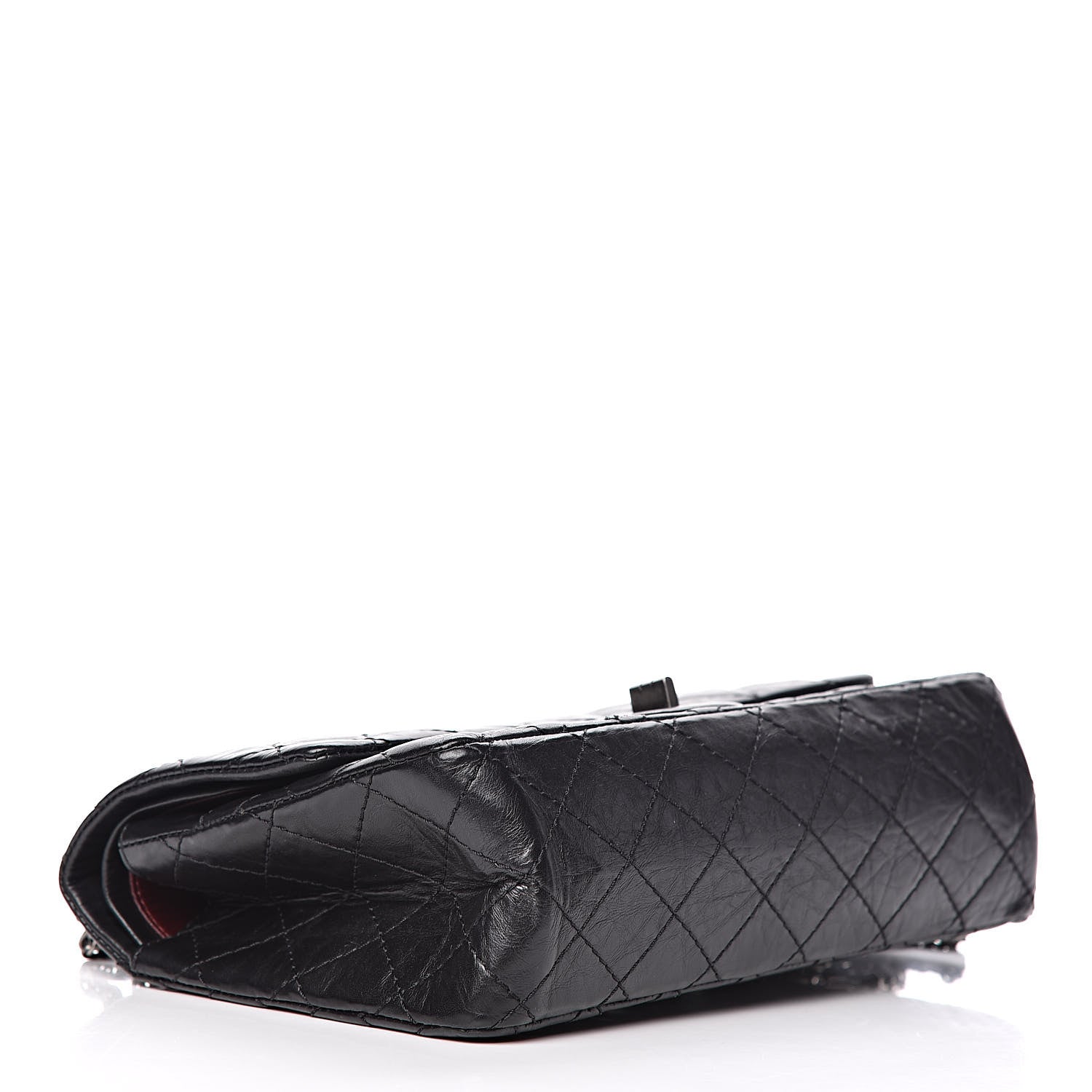 Chanel Aged Calfskin Quilted 2.55 Reissue 225 Flap Black 4 of 9