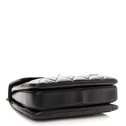 Chanel Lambskin Quilted Small Trendy CC Dual Handle Flap Bag Black 4 of 10