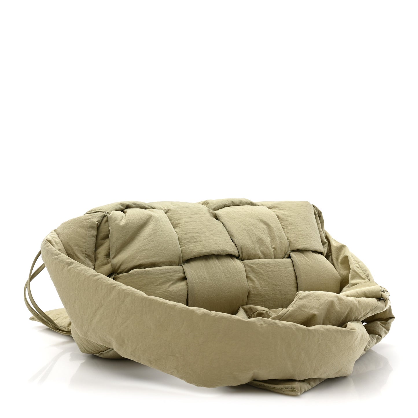 Nylon Intrecciato Padded Tech Cassette Bag Travertine