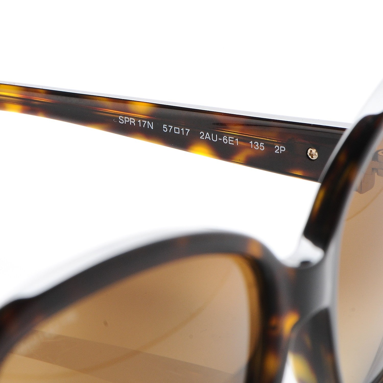 Prada Square Sunglasses SPR17N Havana 5 of 9