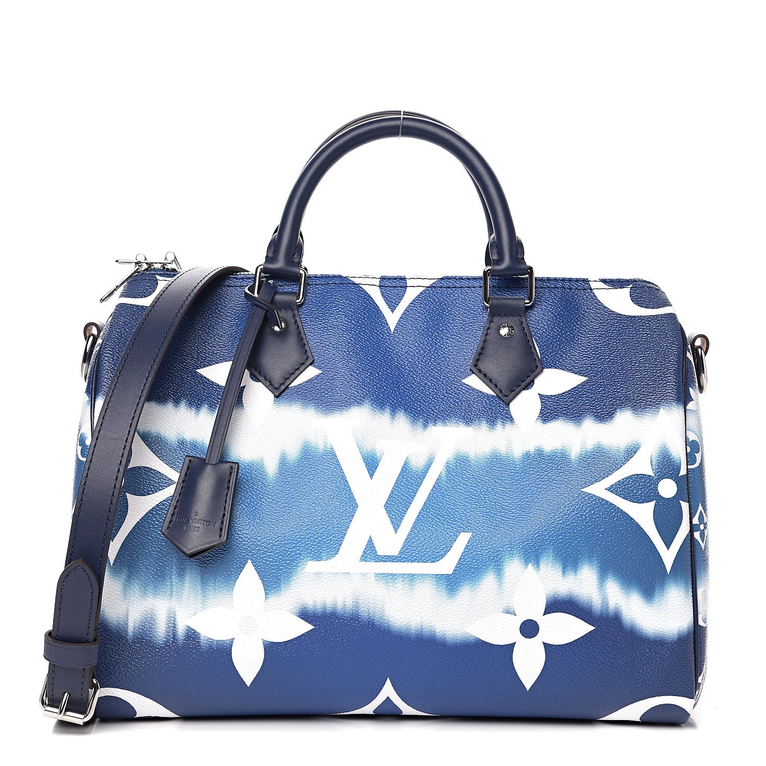 Louis Vuitton Monogram Escale Speedy Bandouliere 30 Blue 1 of 10
