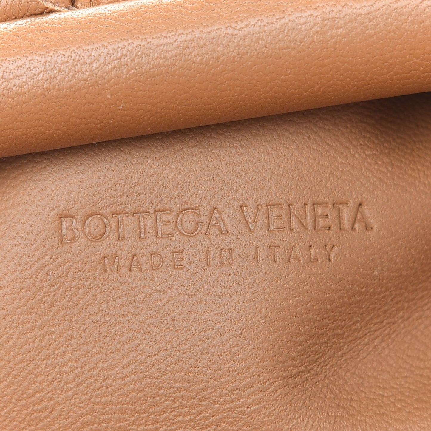 Nappa Intrecciato The Mini Pouch Almond