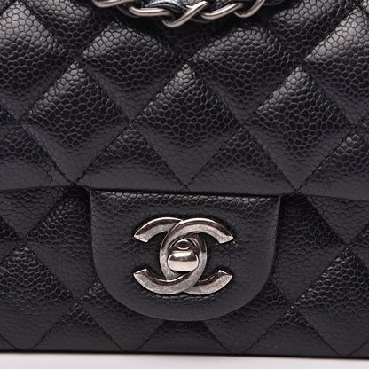 Chanel Caviar Quilted Mini Rectangular Flap Black 8 of 12