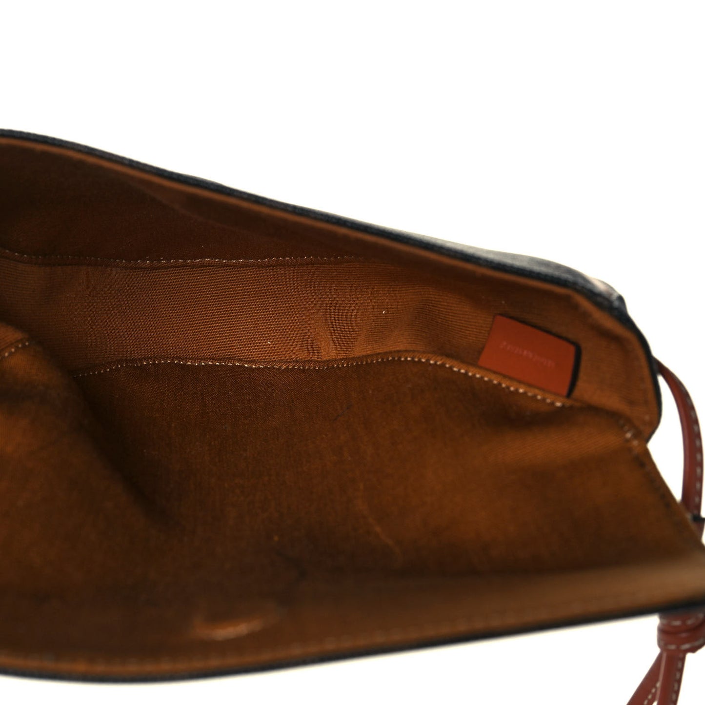 Triomphe Canvas Triangle Crossbody Bag Tan