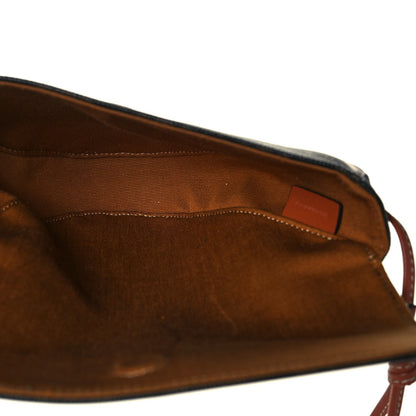 Celine Triomphe Canvas Triangle Crossbody Bag Tan 5 of 15