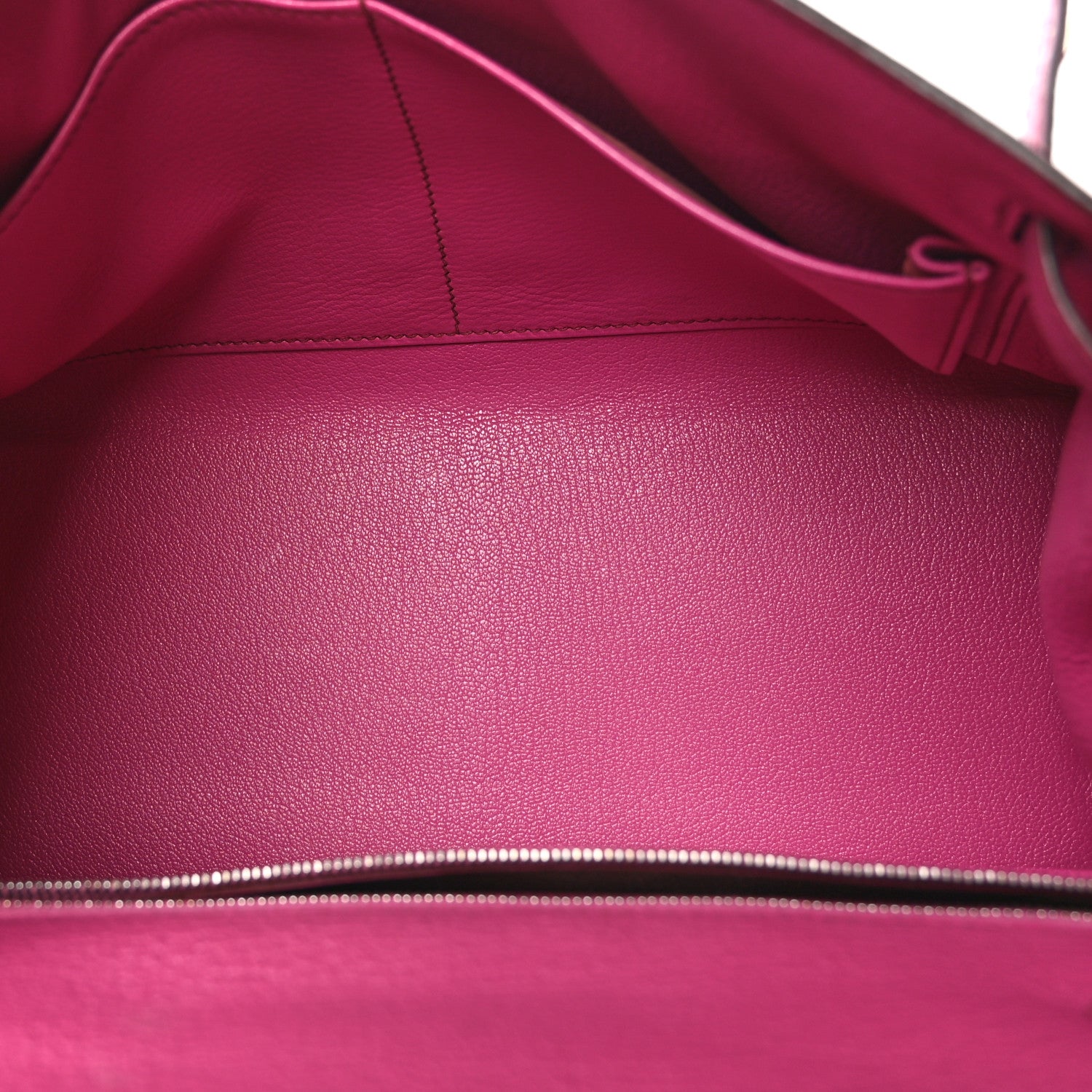 Hermes Chevre de Coromandel Kelly Sellier 28 Fuchsia 5 of 10