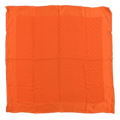 Louis Vuitton Silk Monogram Monaco Square Scarf Orange 1 of 4