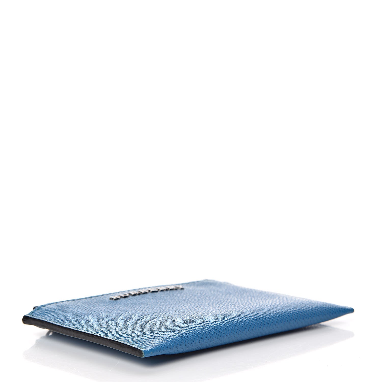 Burberry Grainy Calfskin Zip Card Case Blue 4 of 7