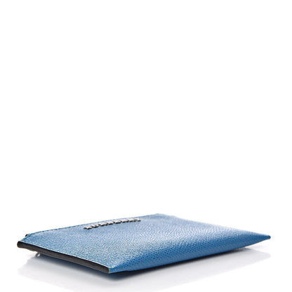 Burberry Grainy Calfskin Zip Card Case Blue 4 of 7