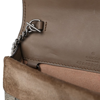 Gucci GG Supreme Monogram Super Mini Dionysus Shoulder Bag Taupe 11 of 12