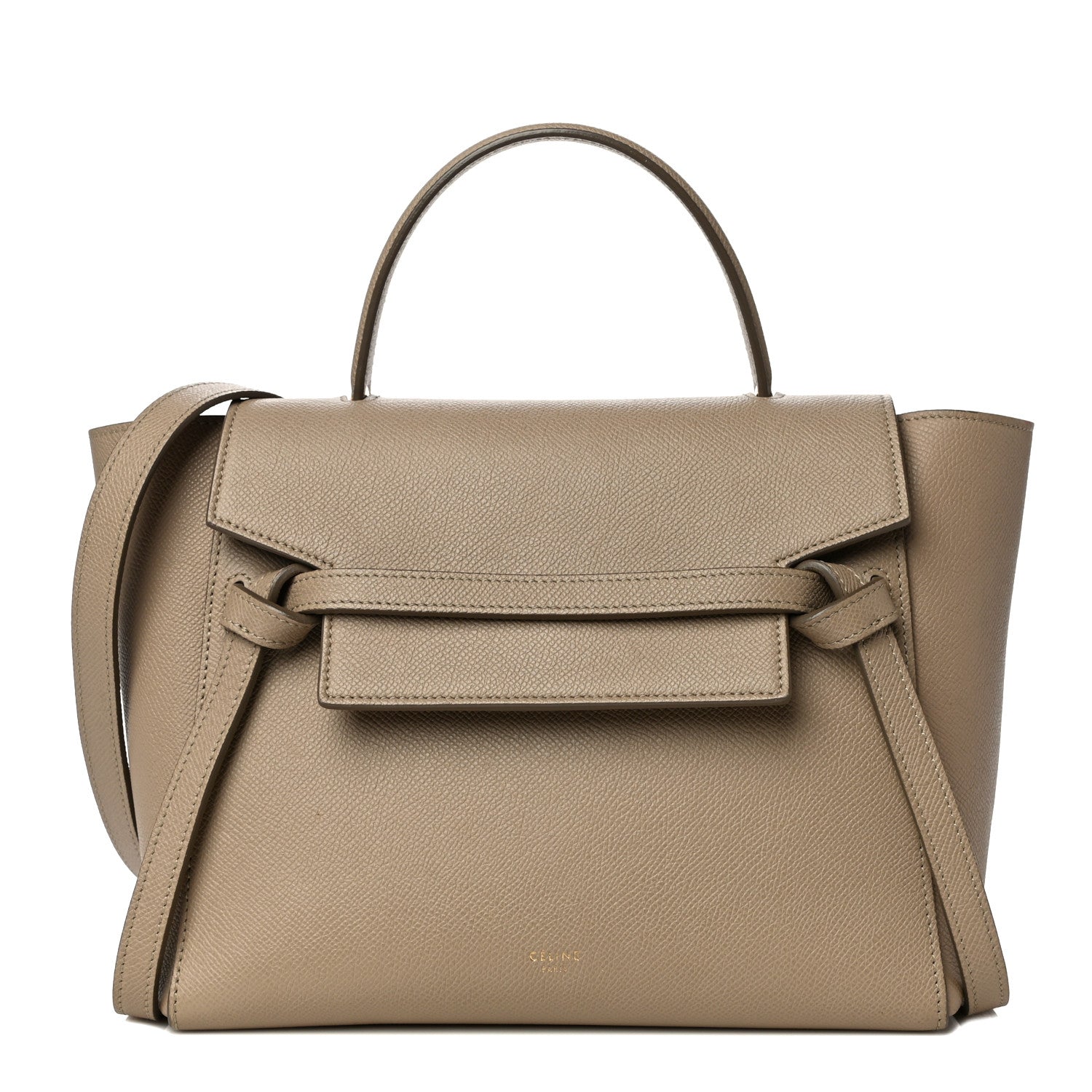 Celine Grained Calfskin Micro Belt Bag Light Taupe 1 of 14
