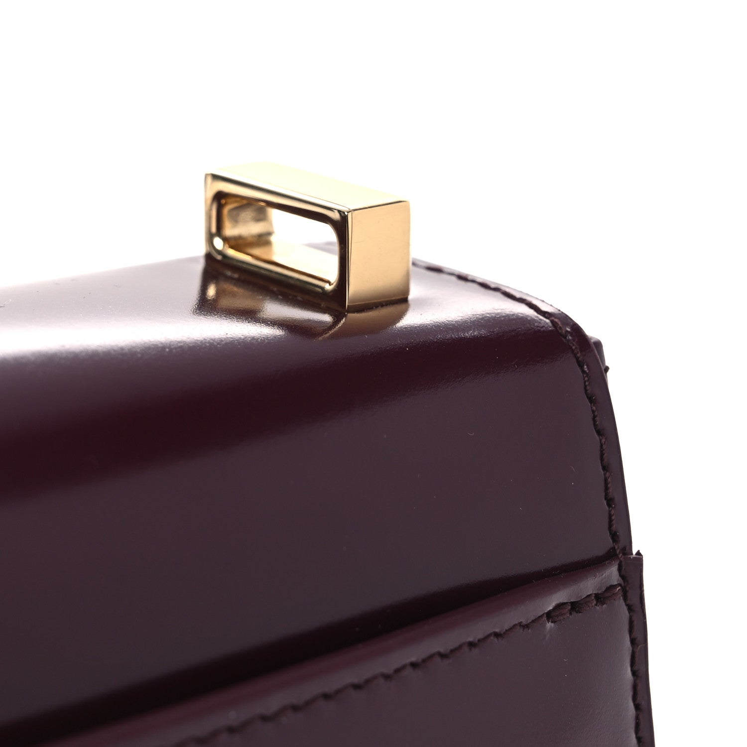 Salvatore Ferragamo Calfskin Double Gancini Crossbody Plum 11 of 12