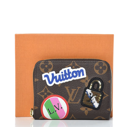 Louis Vuitton Monogram Travel Stickers Zippy Coin Purse 12 of 12