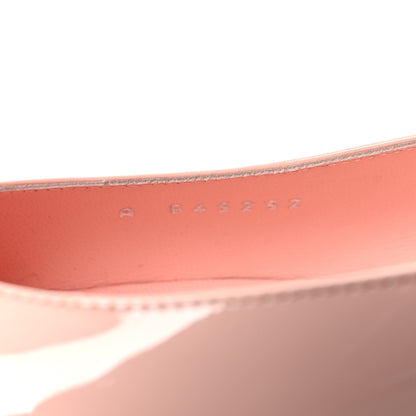 Chanel Patent Calfskin Cap Toe Slingback Flats 41 Blush 6 of 8