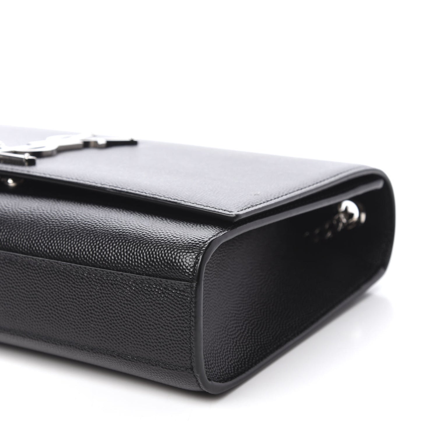 Grain De Poudre Medium Classic Monogram Kate Satchel Black