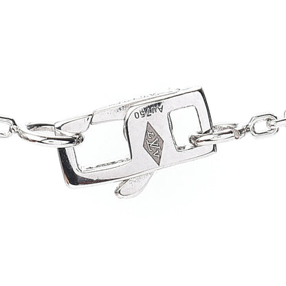 Louis Vuitton 18K White Gold Diamond Idylle Blossom LV Pendant Necklace 4 of 5