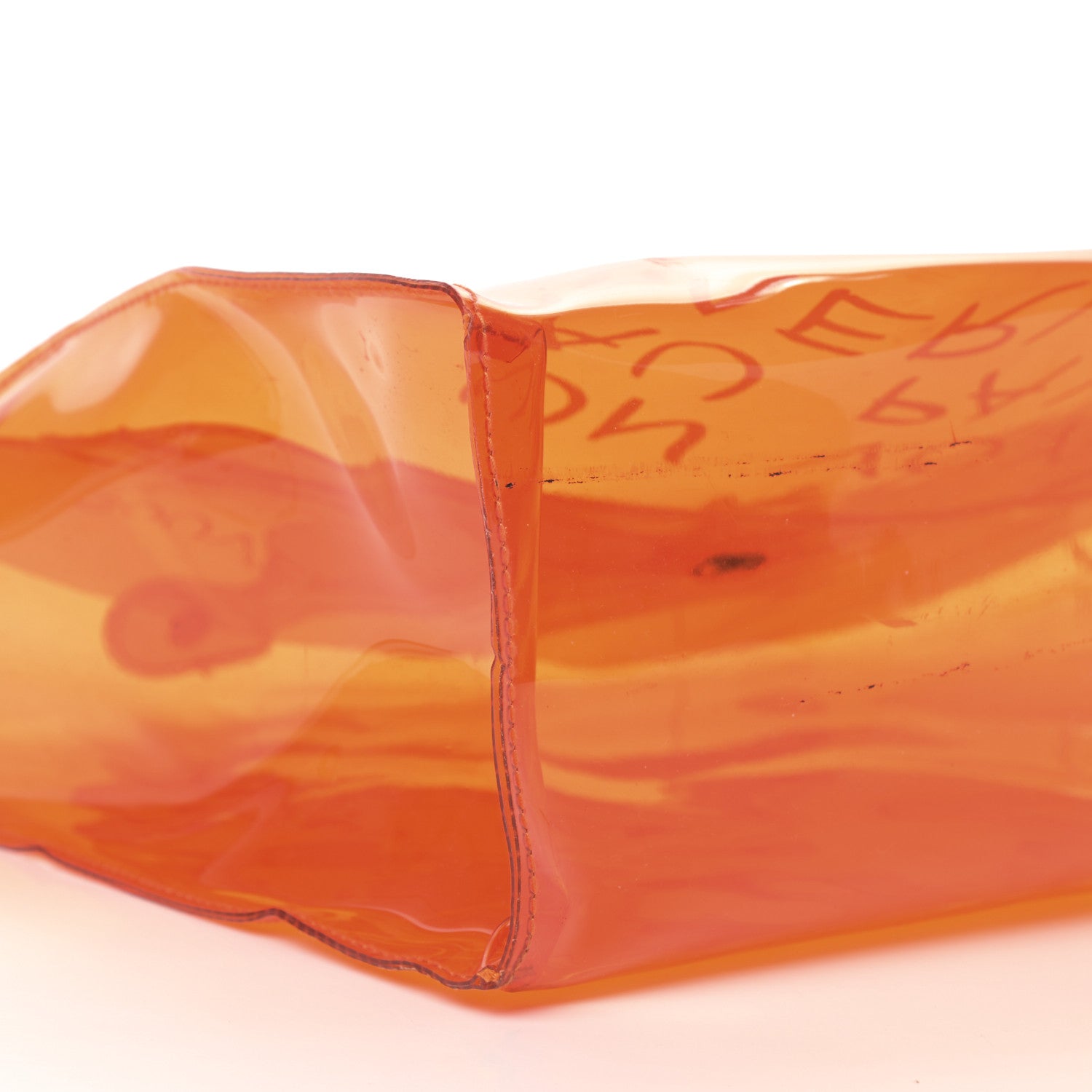 Hermes Vinyl Souvenir De L'Exposition Kelly Orange 5 of 11