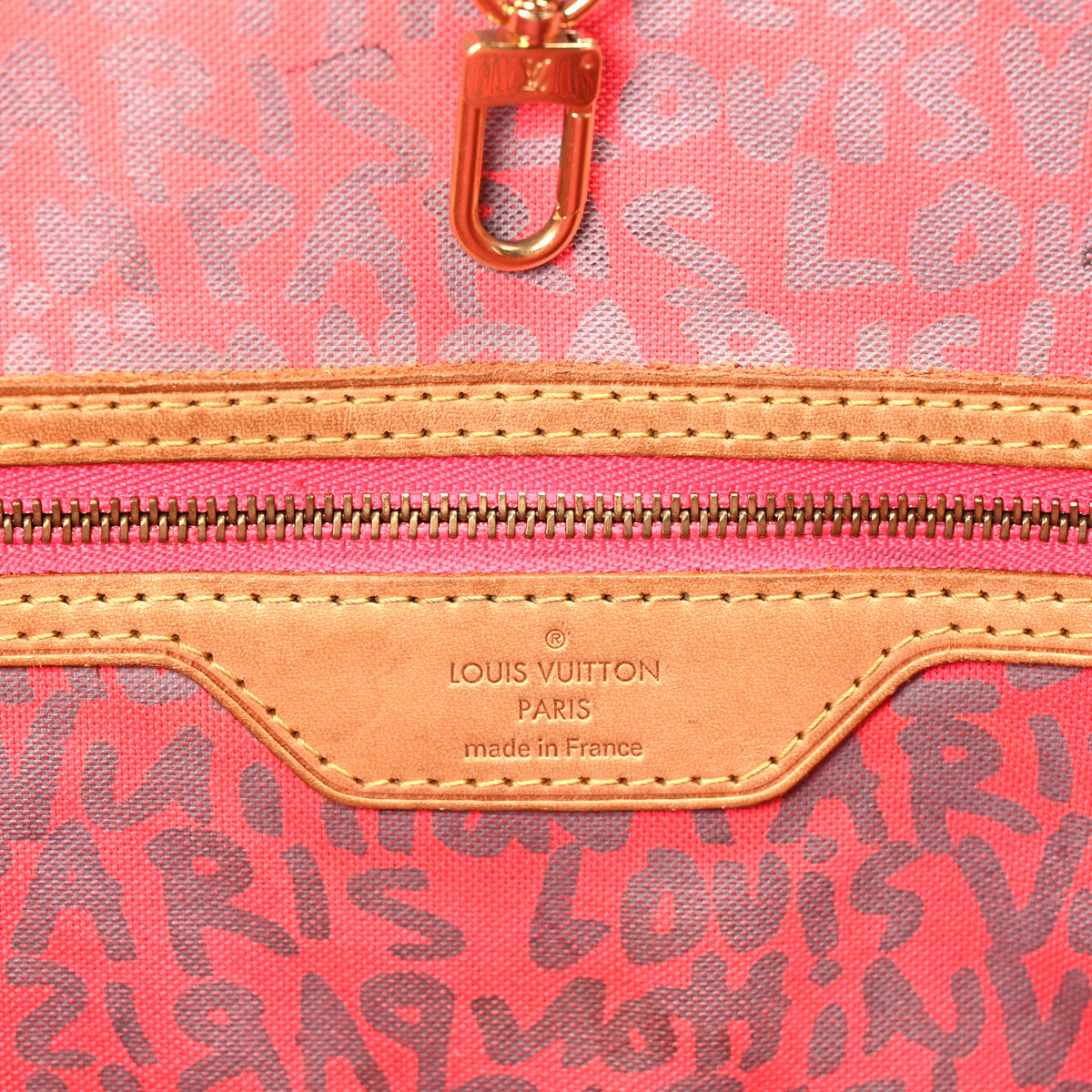 Louis Vuitton Monogram Graffiti Neverfull GM Fuchsia 6 of 10